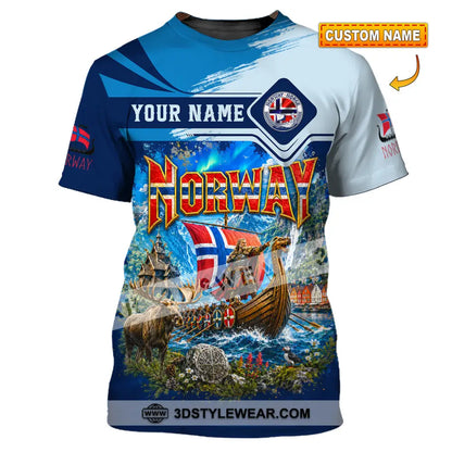Unisex Shirt - Custom Norway Shirt - T-shirt