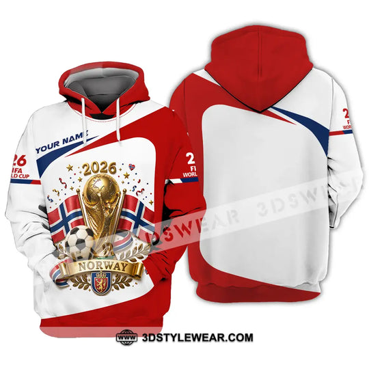 Unisex Shirt - Custom Norway World Cup 2026 Shirt style option 3