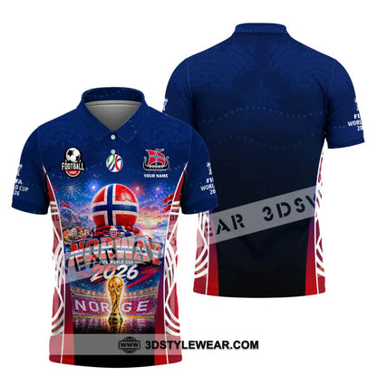 Unisex Shirt - Custom Norway World Cup 2026 Shirt - Polo Shirt / S - T-shirt