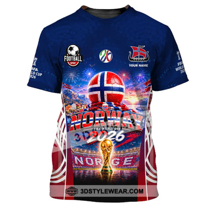 Unisex Shirt - Custom Norway World Cup 2026 Shirt - T-Shirt / S - T-shirt