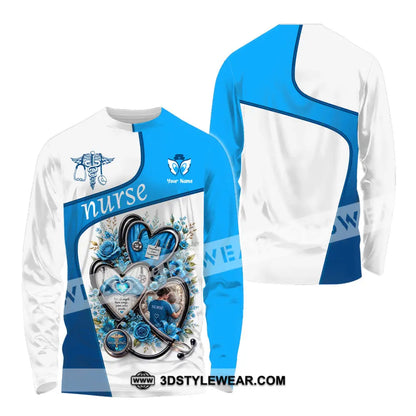 Unisex Shirt - Custom Nurse Shirt - Long Sleeve Shirt / S - T-shirt