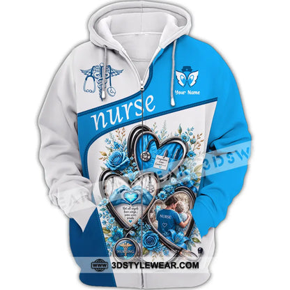 Unisex Shirt - Custom Nurse Shirt - Zipper Hoodie / S - T-shirt