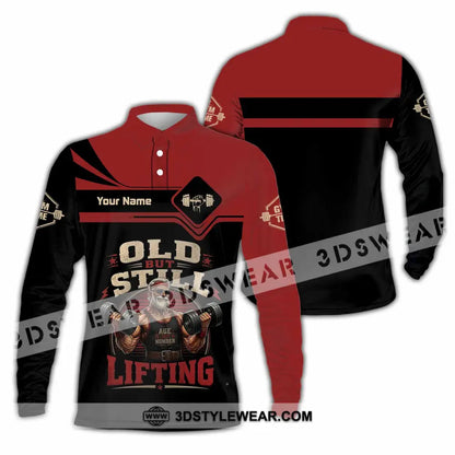 Unisex Shirt - Custom Old But Still Lifting Shirt - Long Sleeve Polo / S - T-shirt