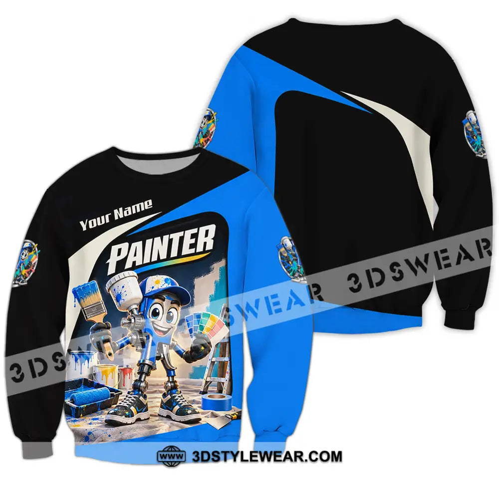 Unisex Shirt - Custom Painter Shirt - Long Sleeve / S - T-shirt