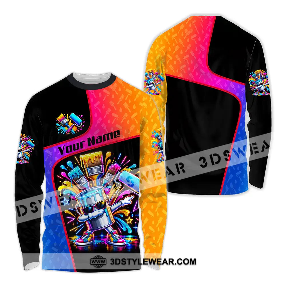 Unisex Shirt - Custom Painter Shirt - Long Sleeve Shirt / S - T-shirt