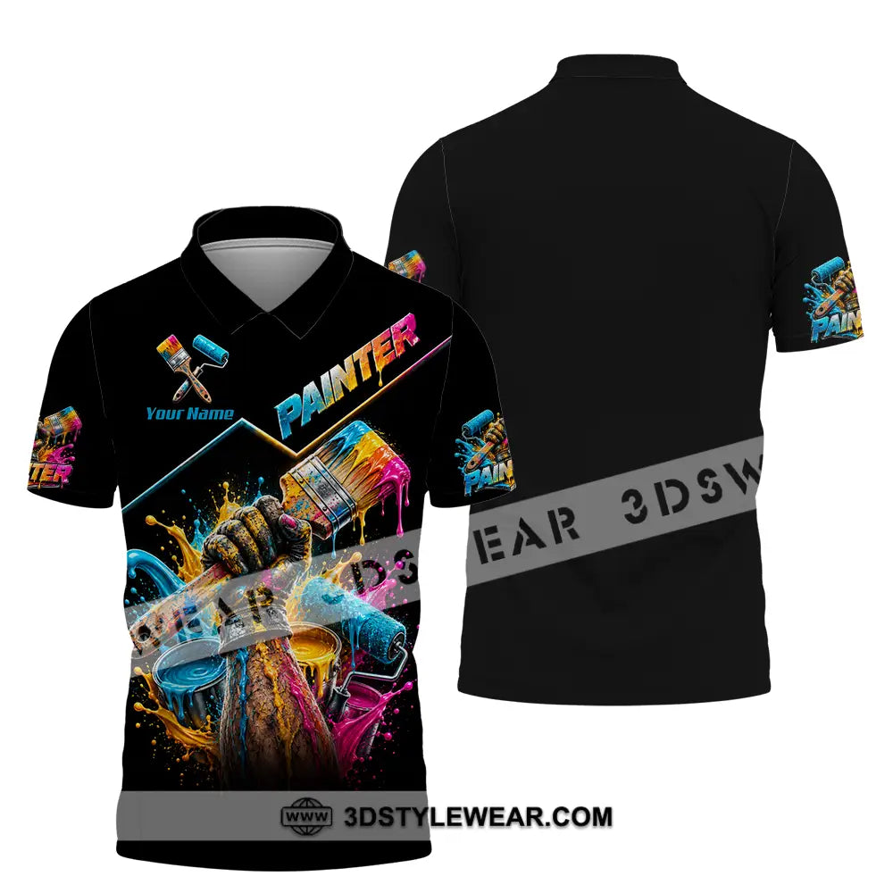 Unisex Shirt - Custom Painter Shirt - Polo Shirt / S - T-shirt