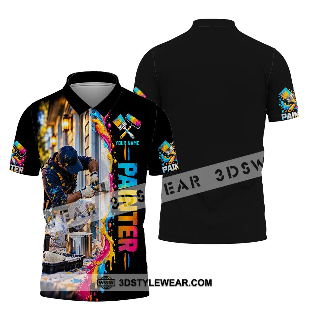 Unisex Shirt - Custom Painter Shirt - Polo Shirt / S - T-shirt