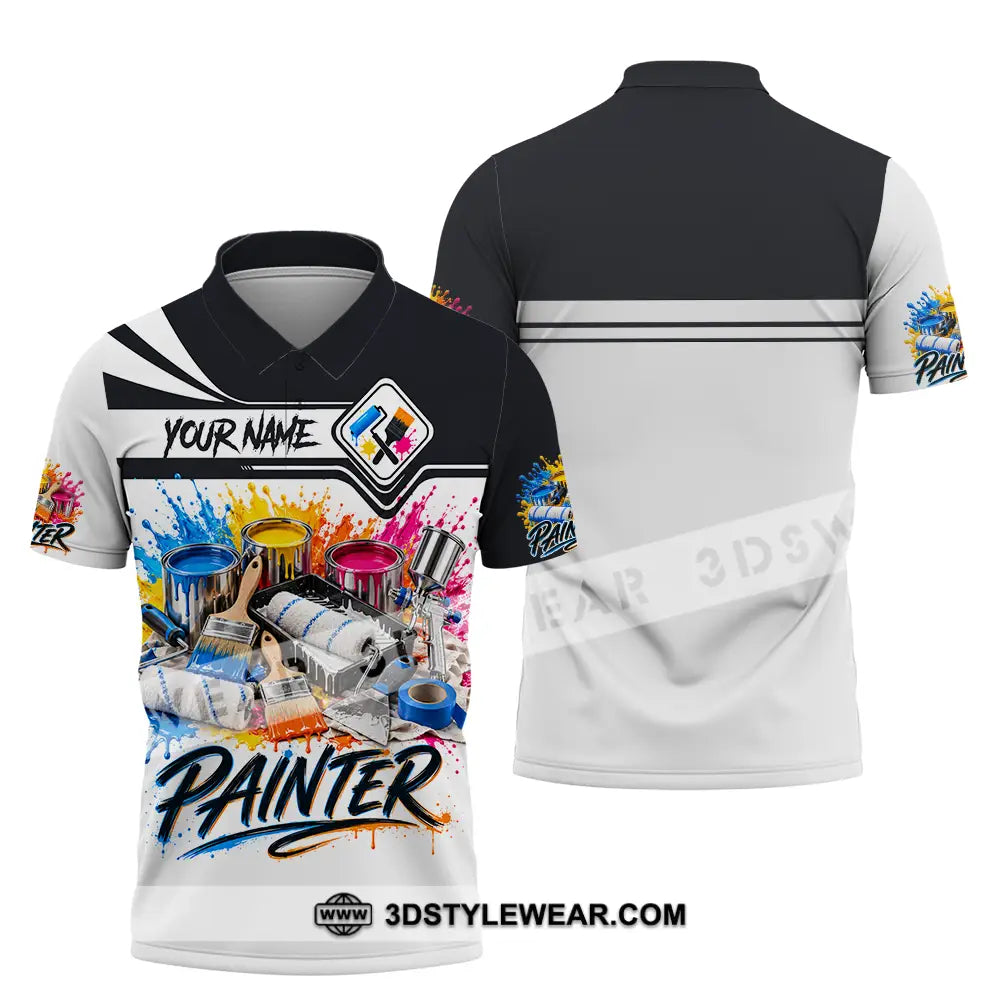 Unisex Shirt - Custom Painter Shirt - Polo Shirt / S - T-shirt