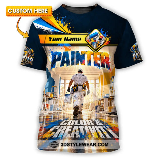 Unisex Shirt - Custom Painter Shirt style option 1