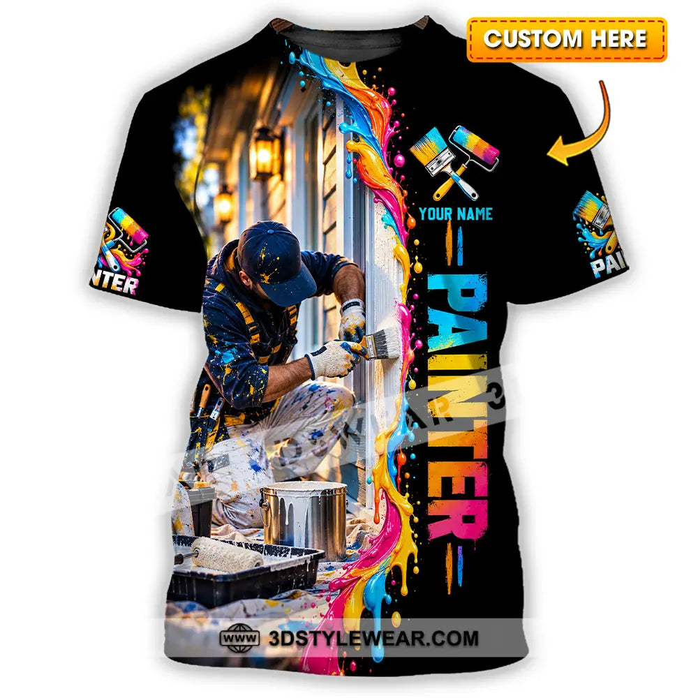 Unisex Shirt - Custom Painter Shirt - T-shirt