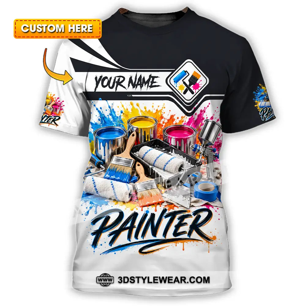 Unisex Shirt - Custom Painter Shirt - T-shirt