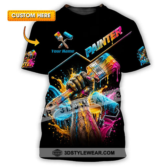 Unisex Shirt - Custom Painter Shirt style option 1