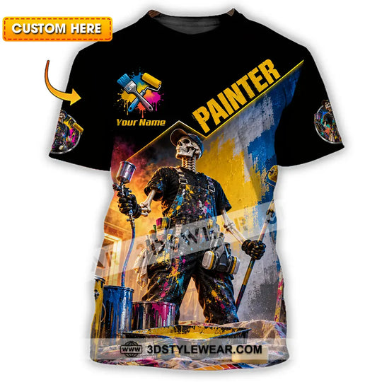 Unisex Shirt - Custom Painter Shirt style option 1