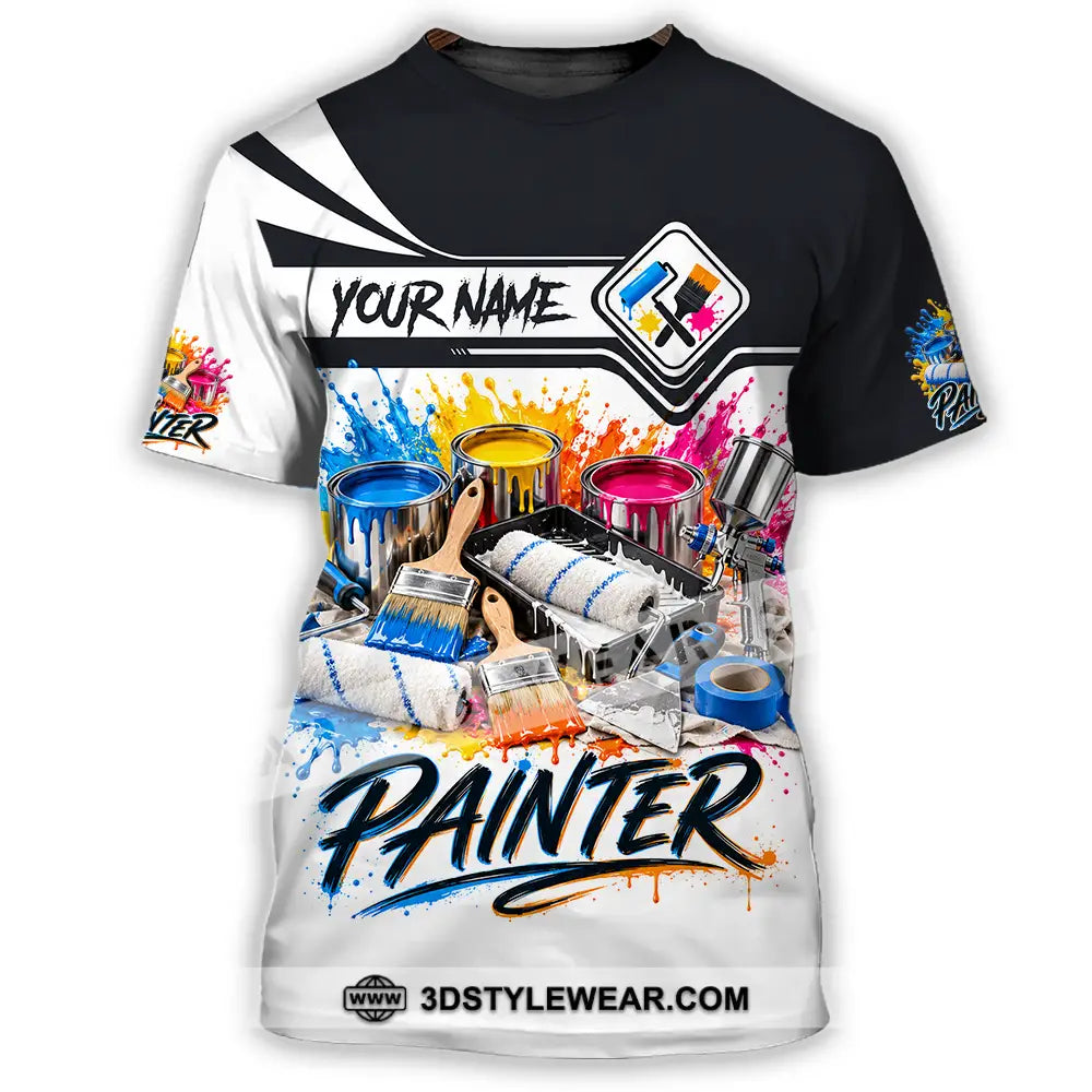 Unisex Shirt - Custom Painter Shirt - T-Shirt / S - T-shirt