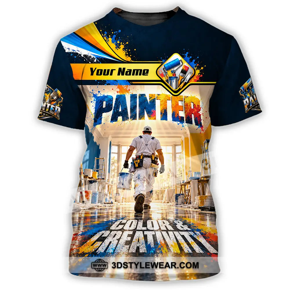 Unisex Shirt - Custom Painter Shirt - T-Shirt / S - T-shirt