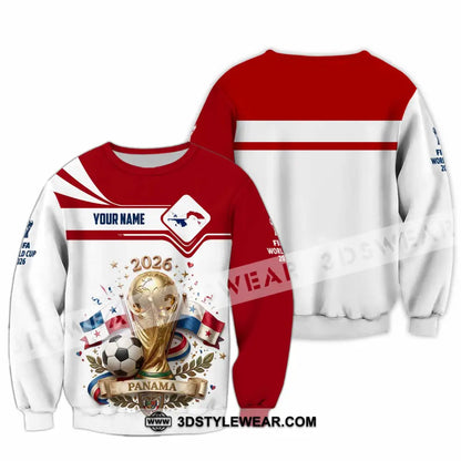 Unisex Shirt - Custom Panama World Cup 2026 3D Shirt - Long Sleeve / S - T-shirt