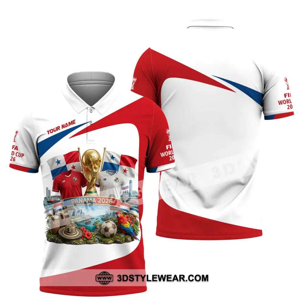 Unisex Shirt - Custom Panama World Cup 2026 3D Shirt - Polo Shirt / S - T-shirt