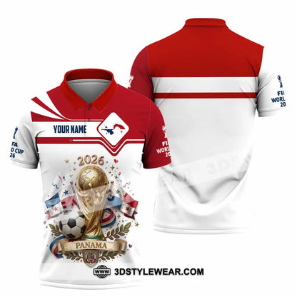 Unisex Shirt - Custom Panama World Cup 2026 3D Shirt - Polo Shirt / S - T-shirt