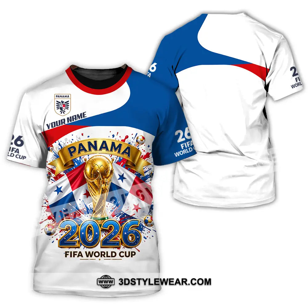 Unisex Shirt - Custom Panama World Cup 2026 3D Shirt - T-Shirt / S - T-shirt