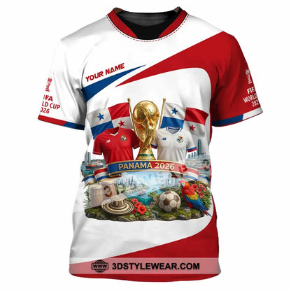 Unisex Shirt - Custom Panama World Cup 2026 3D Shirt - T-Shirt / S - T-shirt