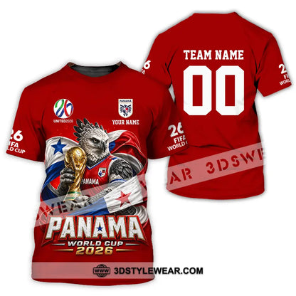 Unisex Shirt - Custom Panama World Cup 2026 3D Shirt - T-Shirt / S - T-shirt