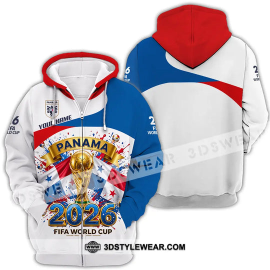Unisex Shirt - Custom Panama World Cup 2026 3D Shirt style option 4