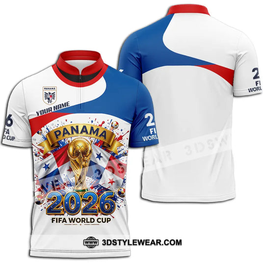 Unisex Shirt - Custom Panama World Cup 2026 3D Shirt style option 2