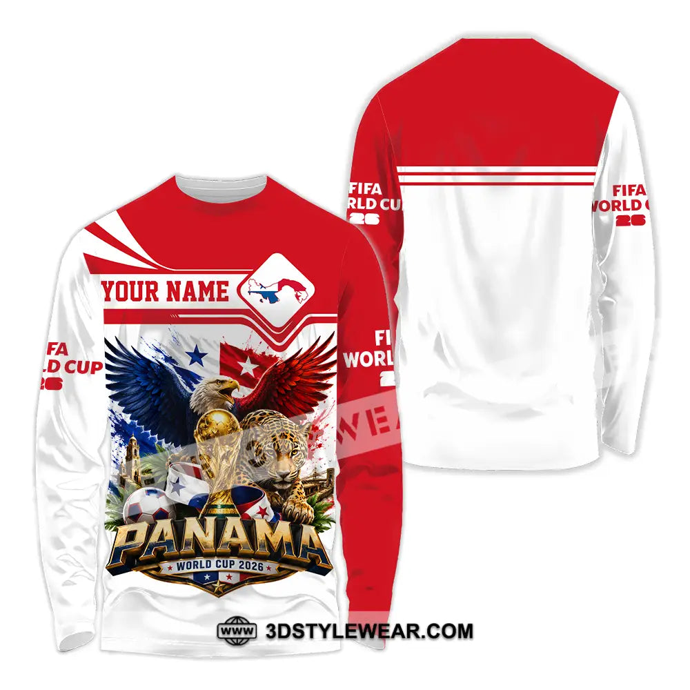 Unisex Shirt - Custom Panama World Cup 2026 Shirt - Long Sleeve Shirt / S - T-shirt