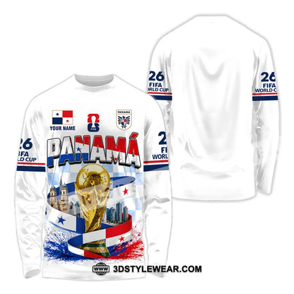 Unisex Shirt - Custom Panama World Cup 2026 Shirt - Long Sleeve Shirt / S - T-shirt