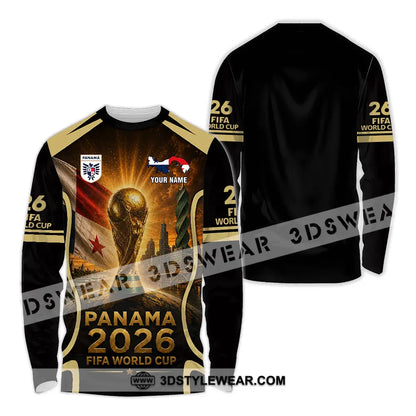 Unisex Shirt - Custom Panama World Cup 2026 Shirt - Long Sleeve Shirt / S - T-shirt
