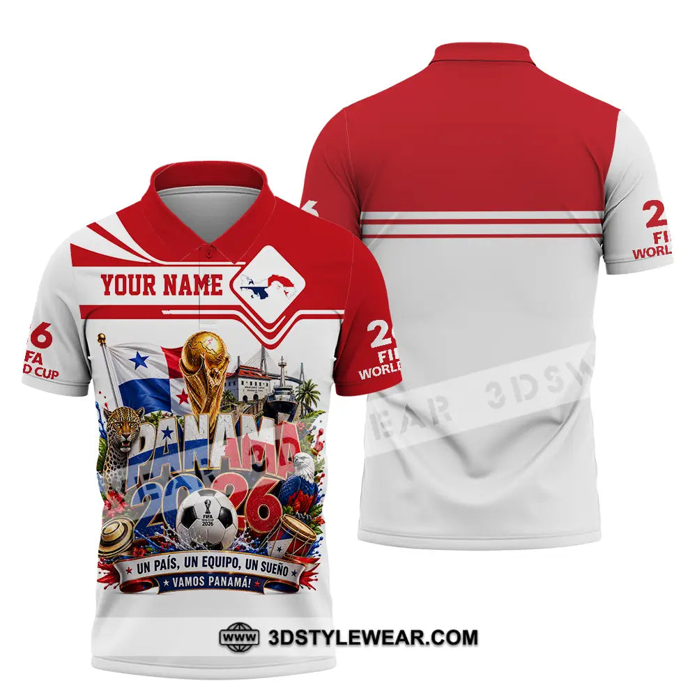 Unisex Shirt - Custom Panama World Cup 2026 Shirt - Polo Shirt / S - T-shirt