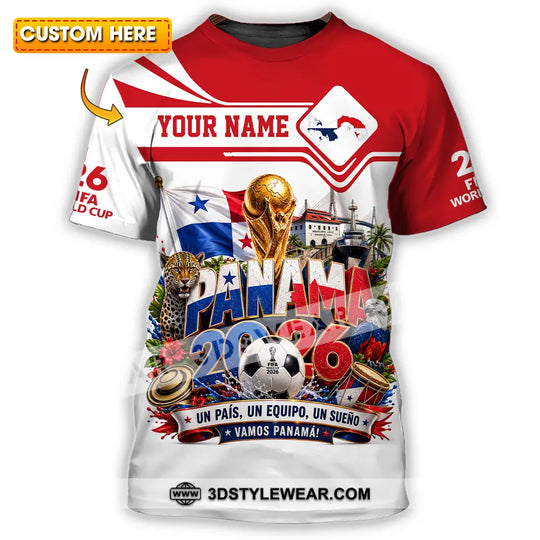 Unisex Shirt - Custom Panama World Cup 2026 Shirt style option 1