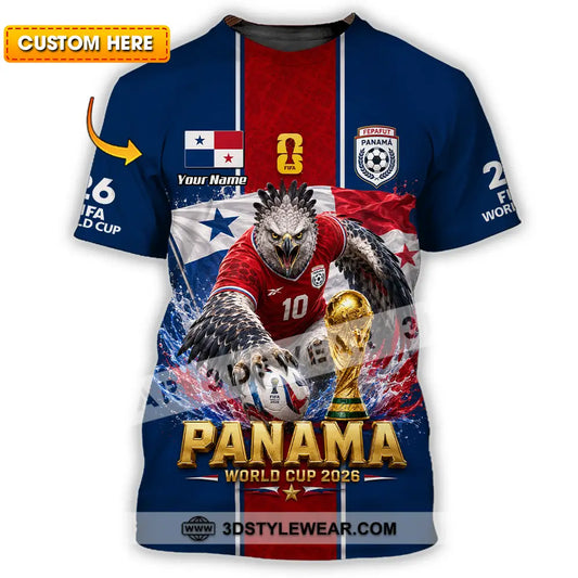 Unisex Shirt - Custom Panama World Cup 2026 Shirt - T-shirt