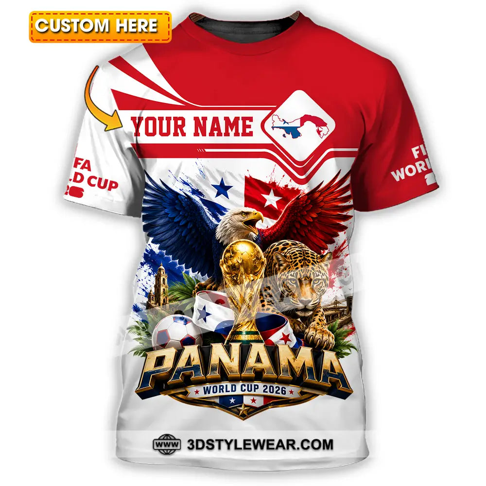 Unisex Shirt - Custom Panama World Cup 2026 Shirt - T-shirt