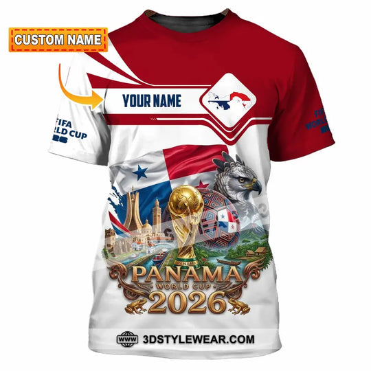Unisex Shirt - Custom Panama World Cup 2026 Shirt style option 1