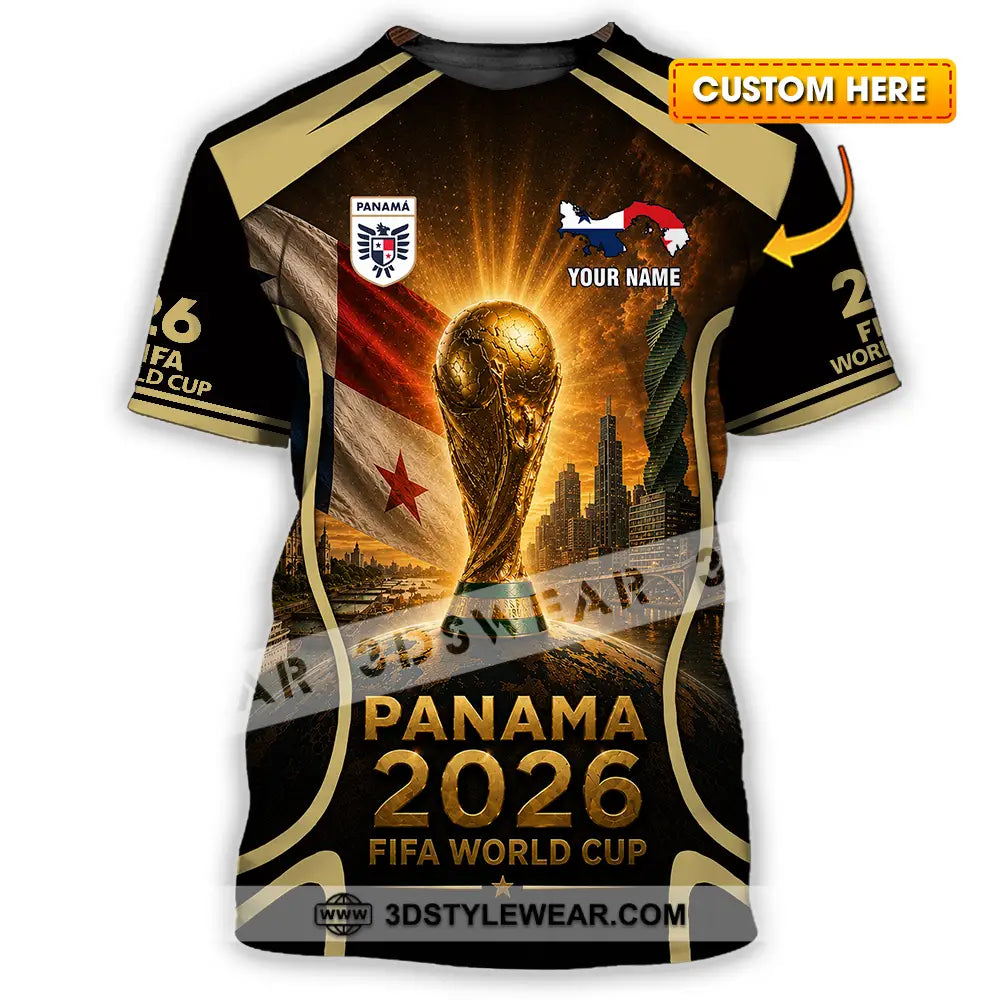 Unisex Shirt - Custom Panama World Cup 2026 Shirt - T-shirt