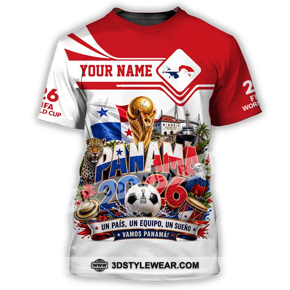 Unisex Shirt - Custom Panama World Cup 2026 Shirt - T-Shirt / S - T-shirt