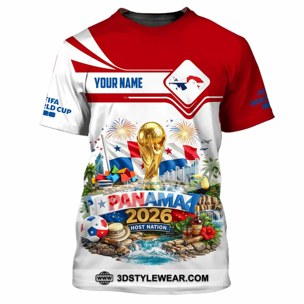 Unisex Shirt - Custom Panama World Cup 2026 Shirt - T-Shirt / S - T-shirt