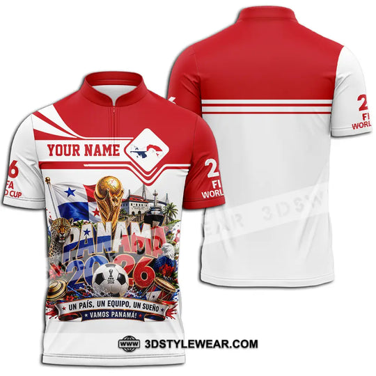 Unisex Shirt - Custom Panama World Cup 2026 Shirt style option 2