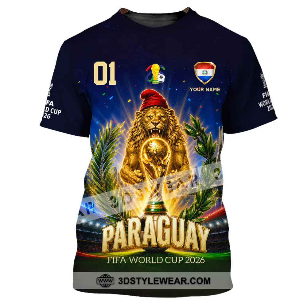 Unisex Shirt - Custom Paraguay World Cup 2026 Shirt - T-Shirt / S - T-shirt