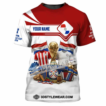 Unisex Shirt - Custom Paraguay World Cup 2026 Shirt - T-Shirt / S - T-shirt