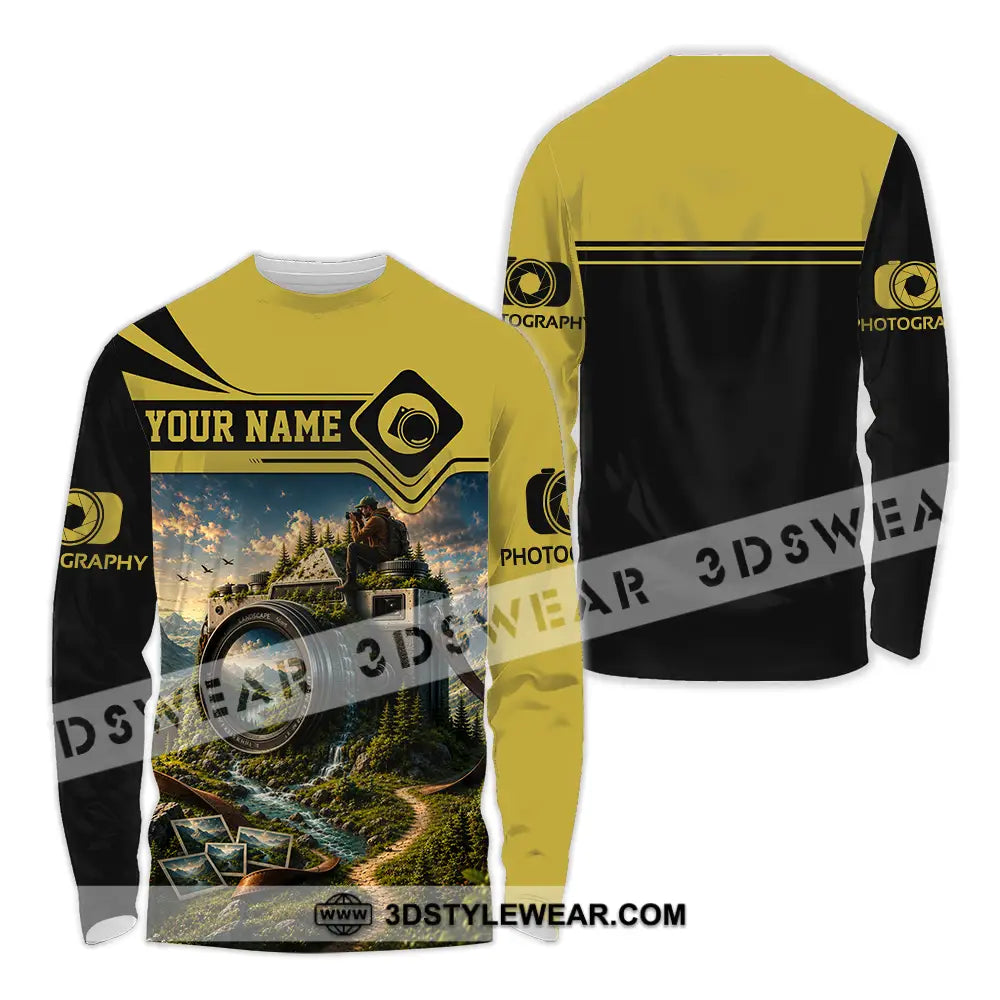 Unisex Shirt - Custom Photographer Shirt - Long Sleeve Shirt / S - T-shirt