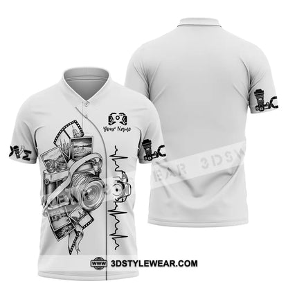 Unisex Shirt - Custom Photographer Shirt - Polo Shirt / S - T-shirt