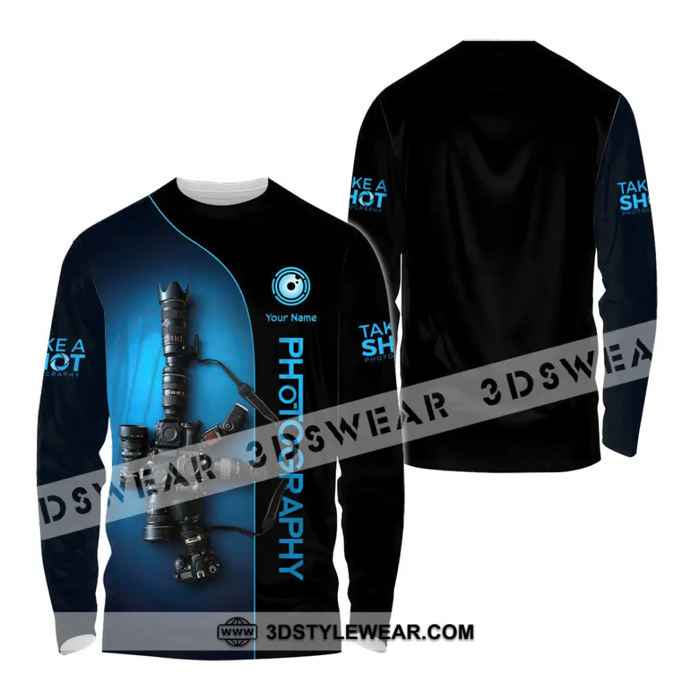 Unisex Shirt - Custom Photography Shirt - Long Sleeve Shirt / S - T-shirt