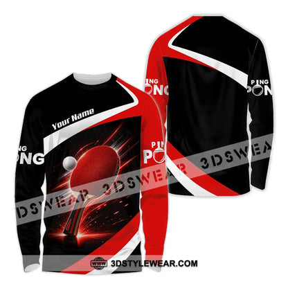 Unisex Shirt - Custom Ping Pong Shirt - Long Sleeve Shirt / S - T-shirt