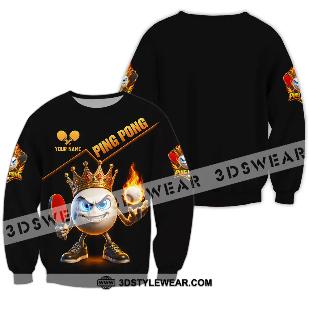 Unisex Shirt - Custom Ping Pong Shirt - Long Sleeve / S - T-shirt