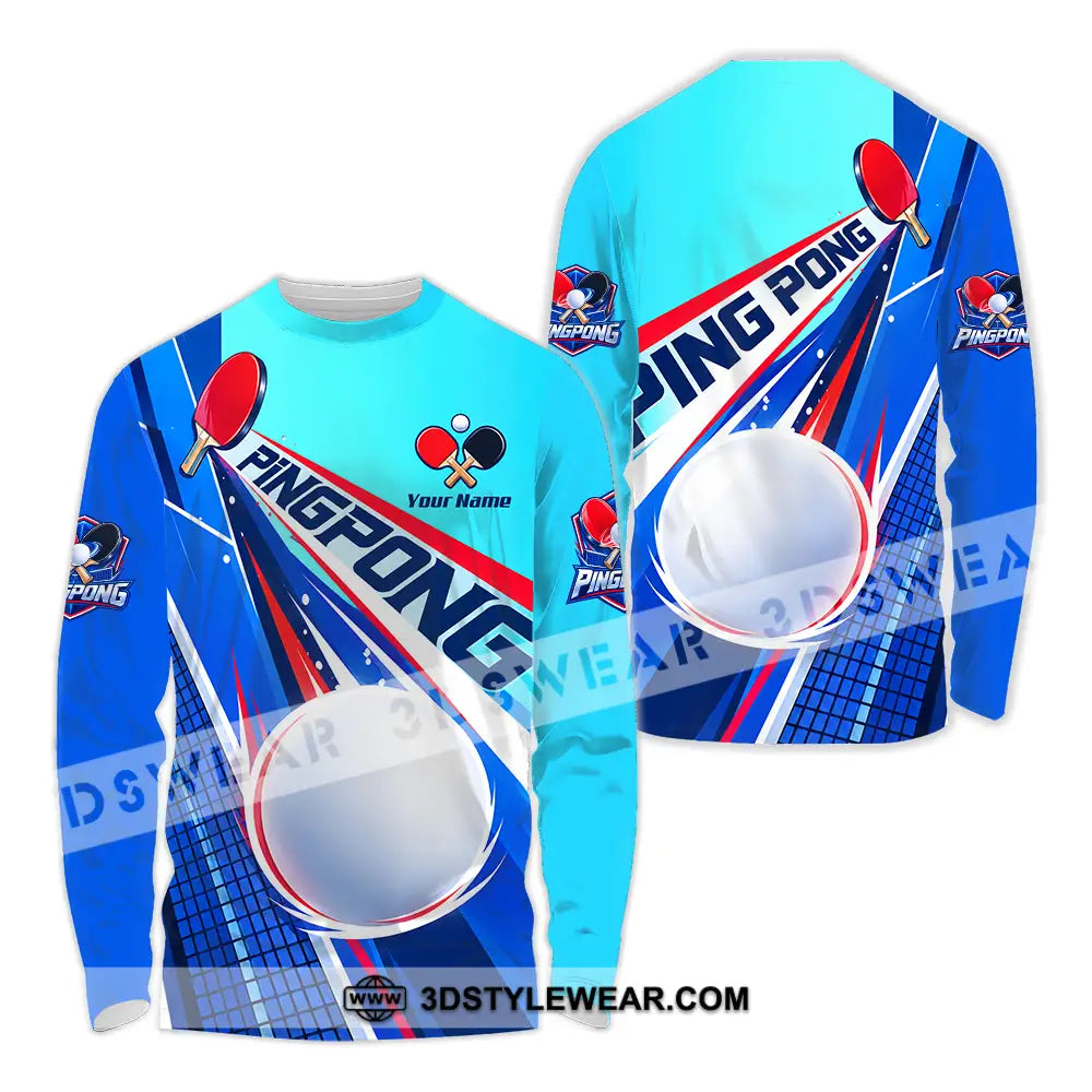 Unisex Shirt - Custom Ping Pong Shirt - Long Sleeve Shirt / S - T-shirt