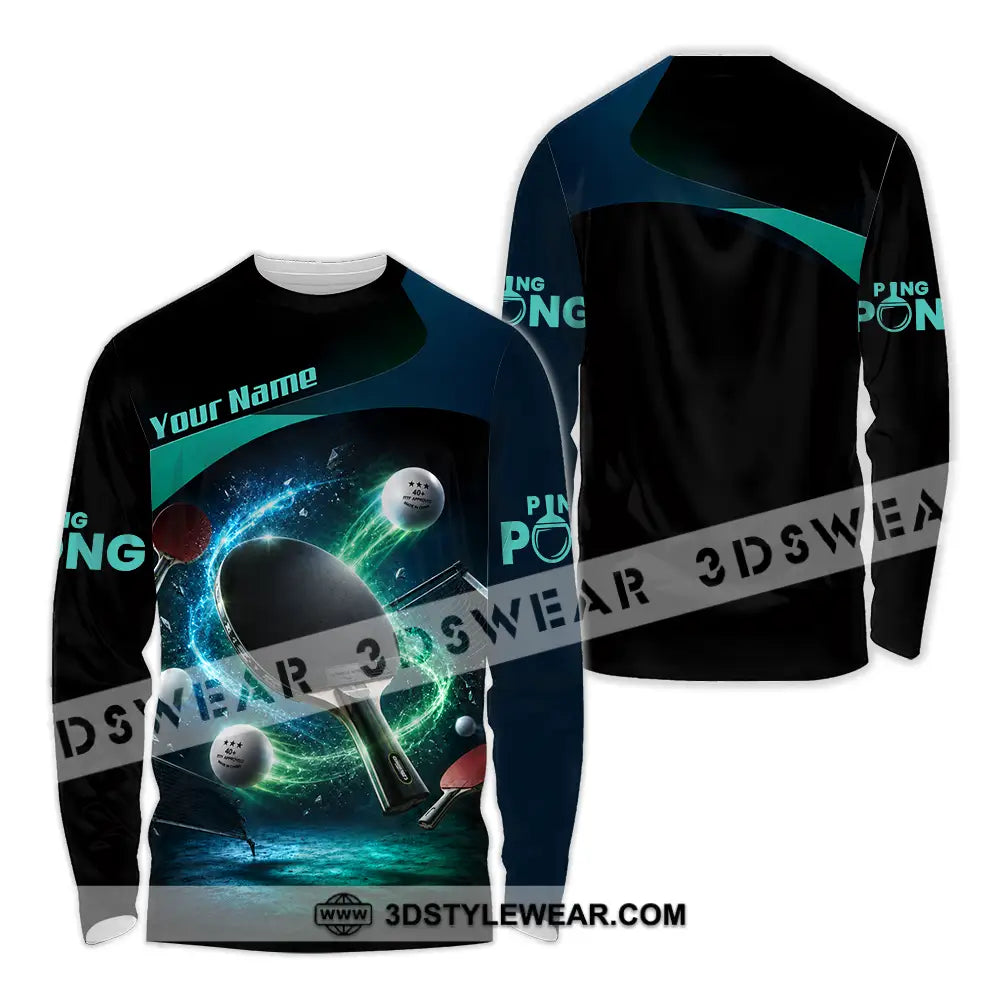 Unisex Shirt - Custom Ping Pong Shirt - Long Sleeve Shirt / S - T-shirt