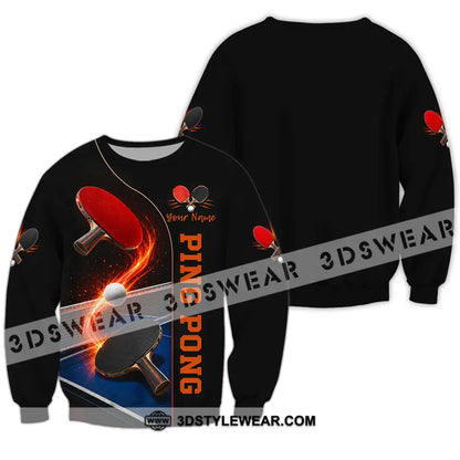Unisex Shirt - Custom Ping Pong Shirt - Long Sleeve / S - T-shirt