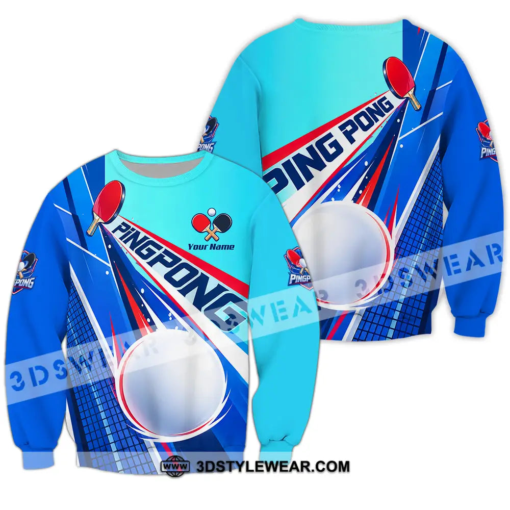 Unisex Shirt - Custom Ping Pong Shirt - Long Sleeve / S - T-shirt